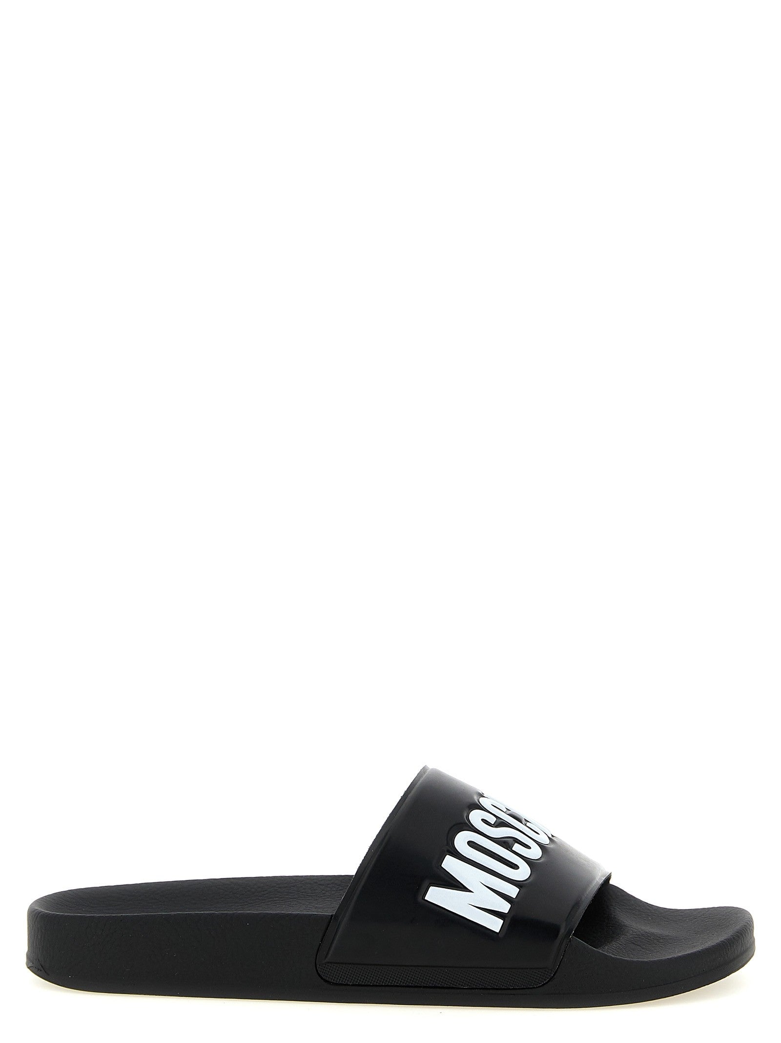 Moschino Pool Slides White