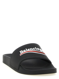 Balenciaga Pool Slides Black