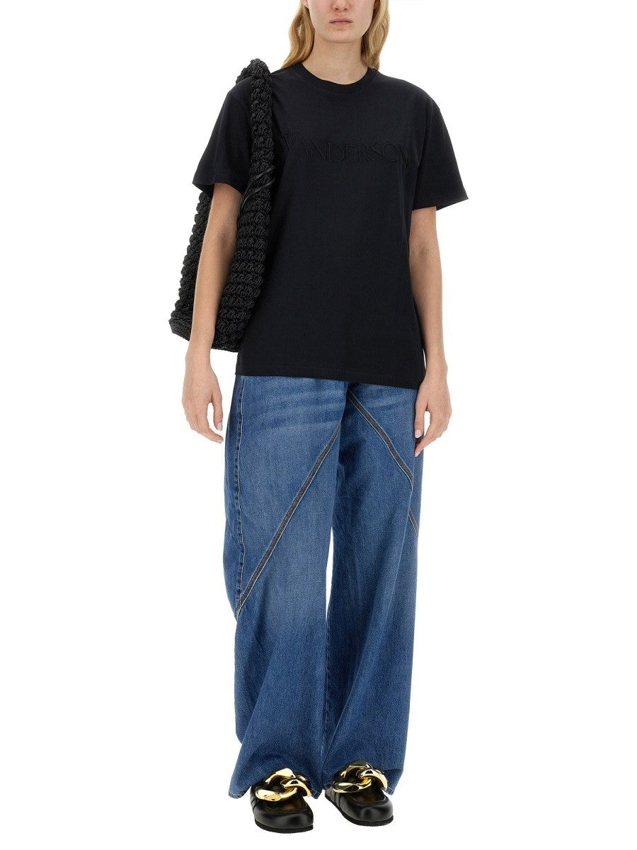 JW Anderson Women's Popcorn Basketball Big Black