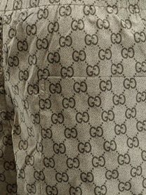 Gucci Men's Poplin Bermuda Shorts Beige