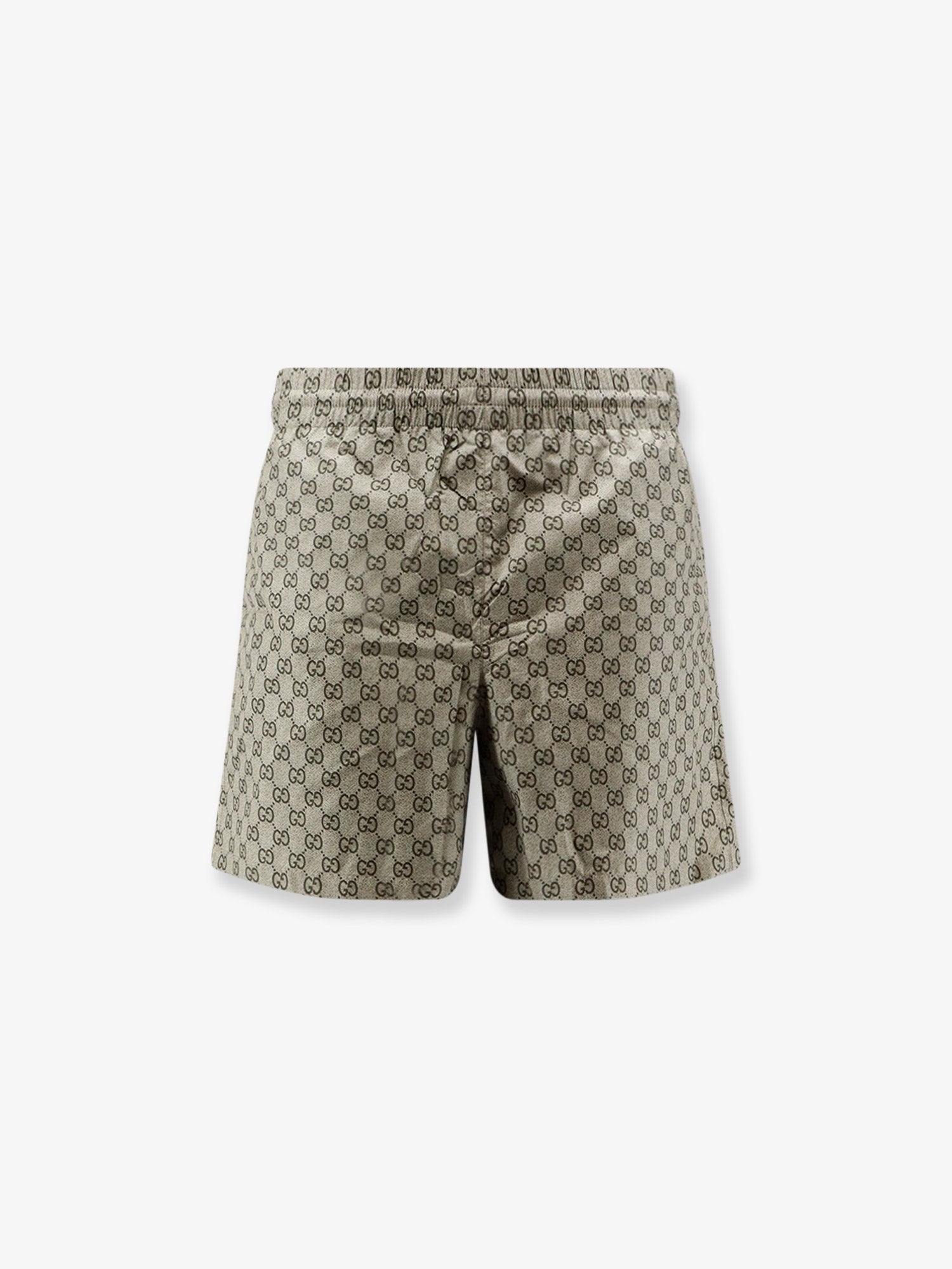 Gucci Men's Poplin Bermuda Shorts Beige