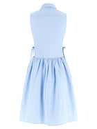 Miu Miu Poplin Dress Blue, view 2