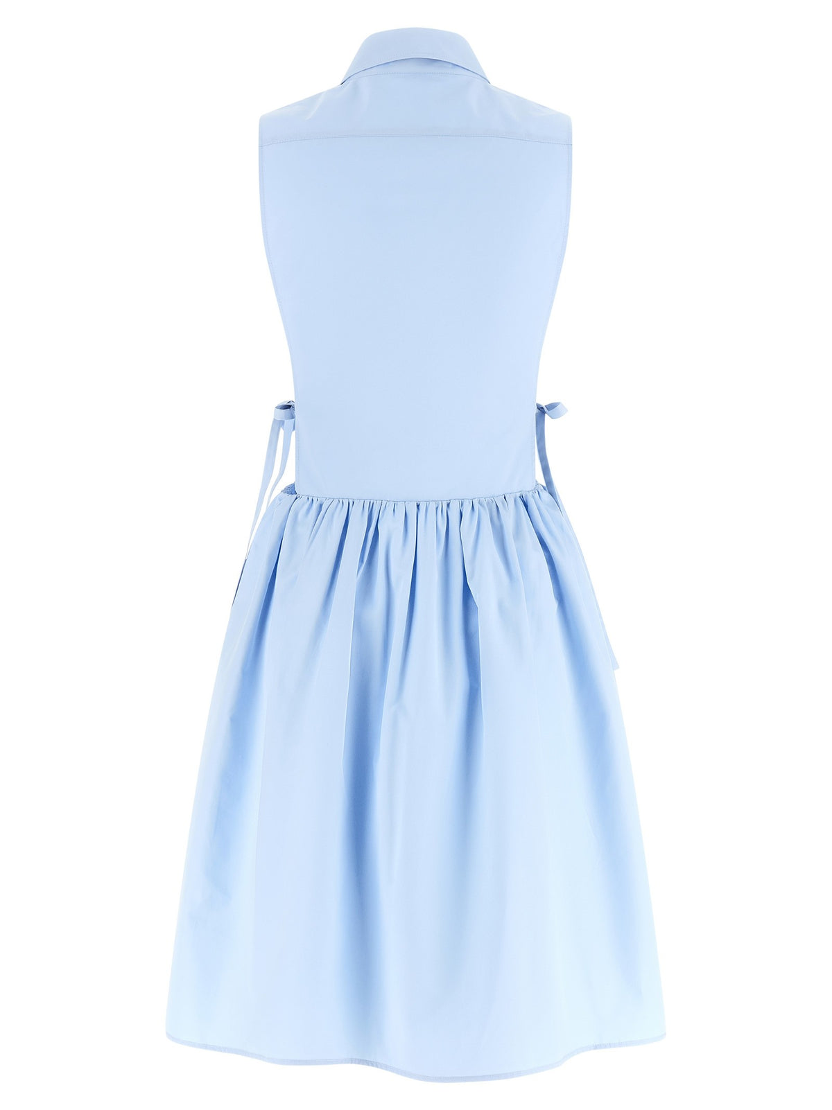 Miu Miu Poplin Dress Blue, view 2