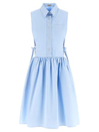 Miu Miu Poplin Dress Blue
