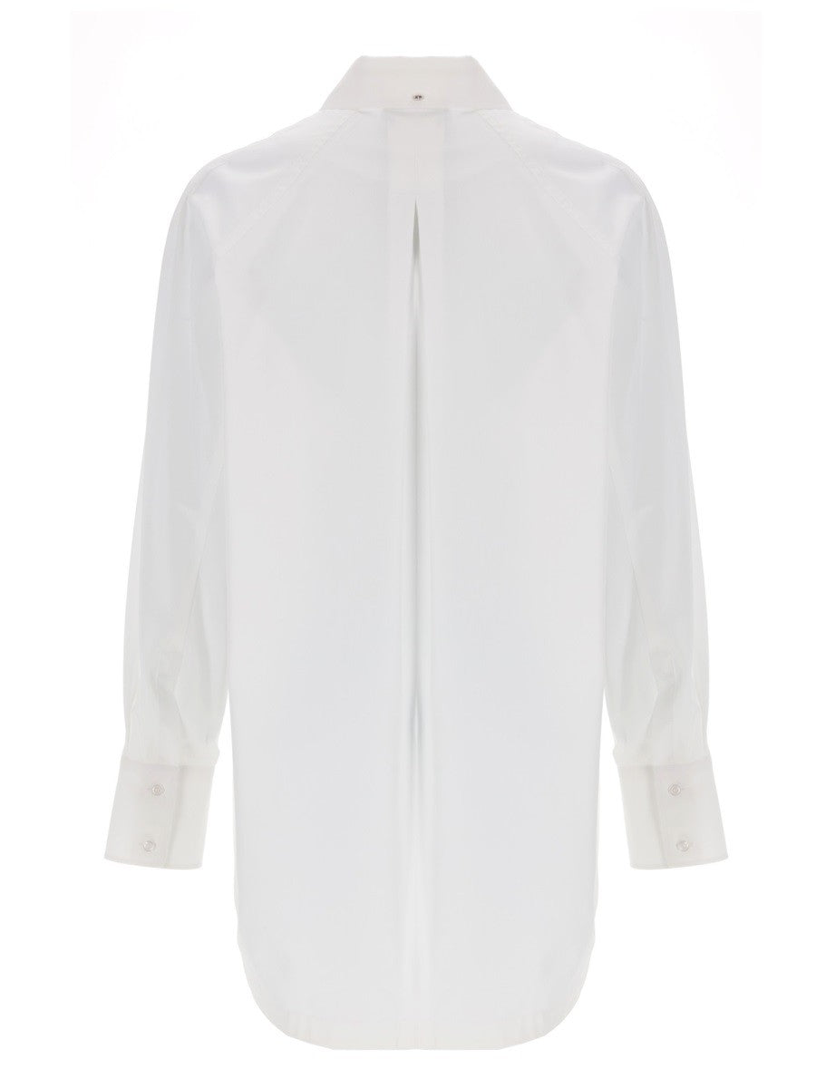 Sportmax Women's Poplin Kimono Shirt White