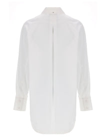 Sportmax Women's Poplin Kimono Shirt White