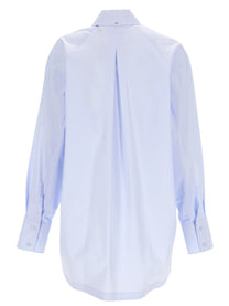 Sportmax Women's Poplin Kimono Shirt Blue