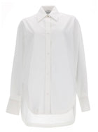 Sportmax Women's Poplin Kimono Shirt White