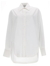 Sportmax Women's Poplin Kimono Shirt White