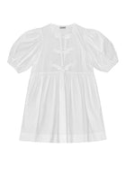 Ganni Women's Poplin Mini Dress White