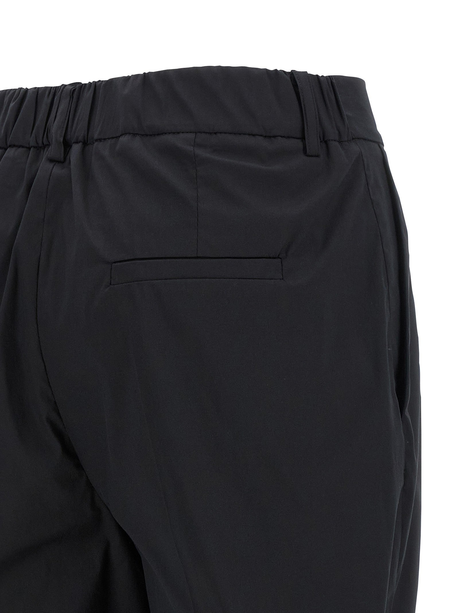 Kiton Poplin Pants Black