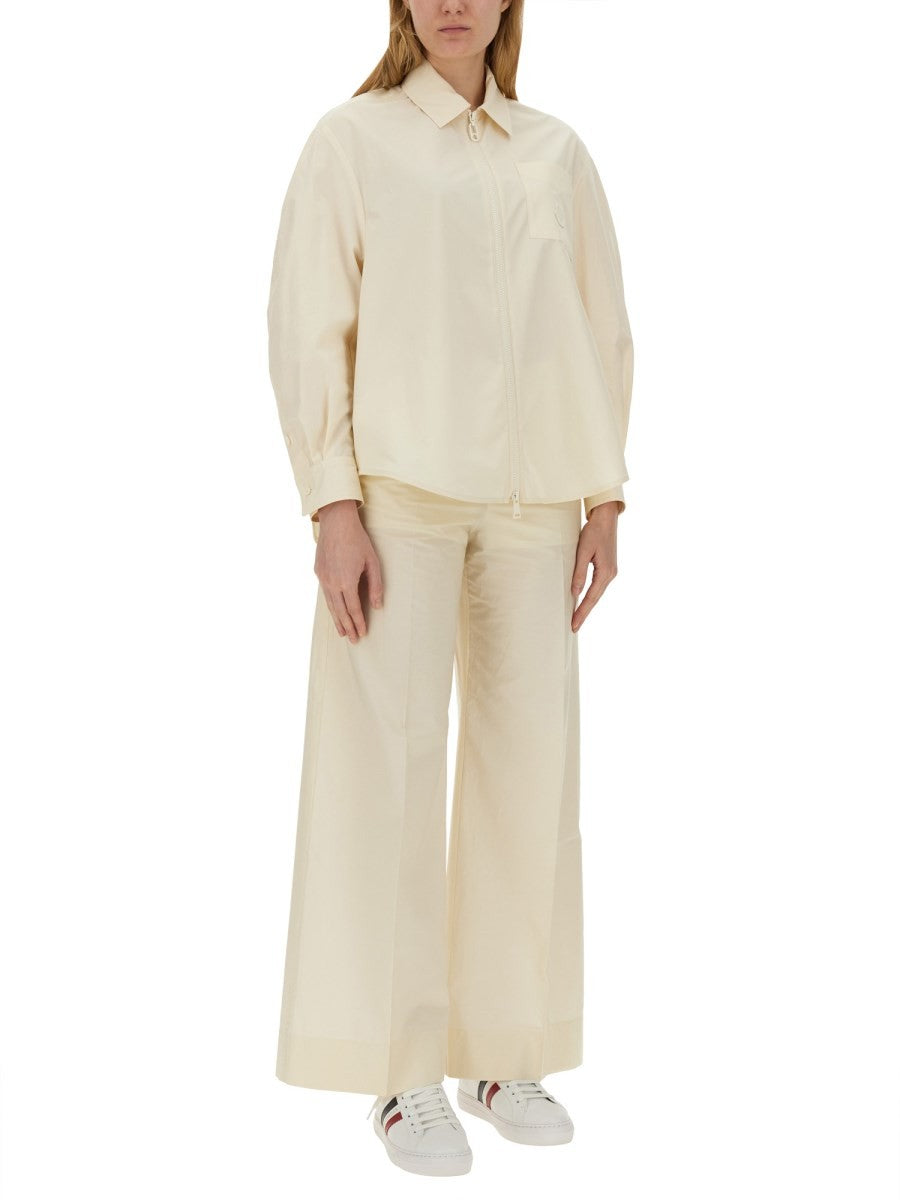Moncler Women's Poplin Pants White
