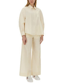 Moncler Women's Poplin Pants White