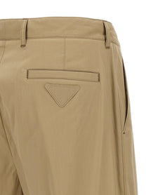 PRADA Poplin Pants Beige