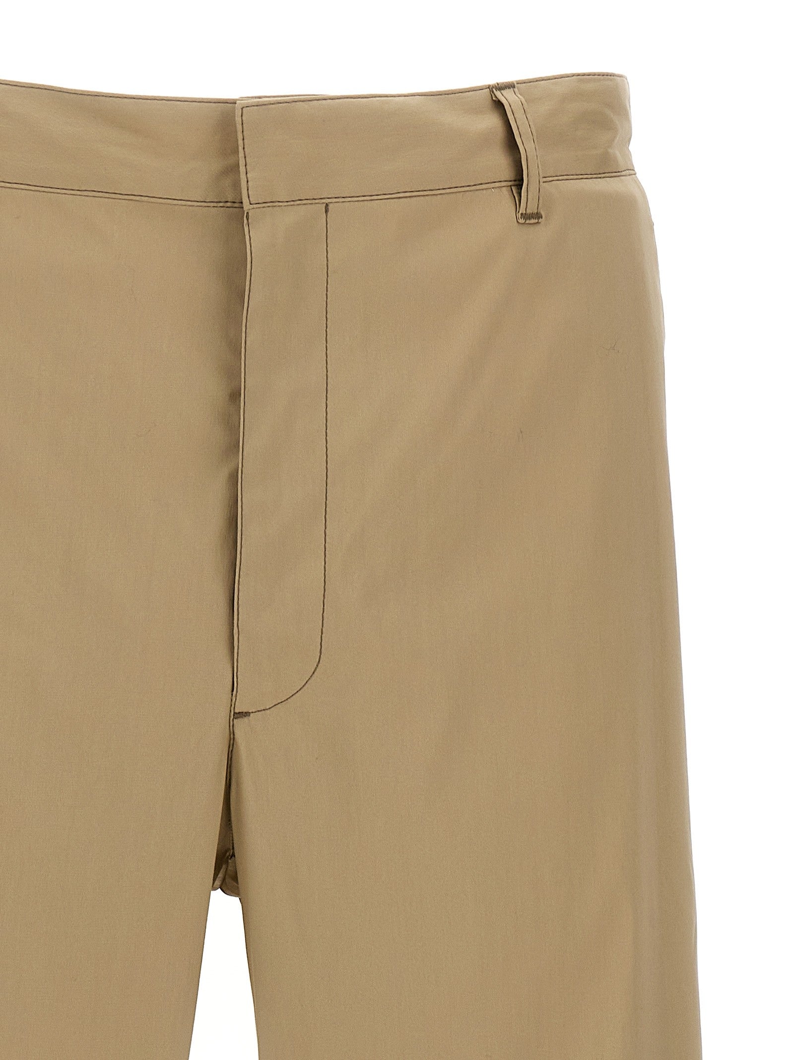 PRADA Poplin Pants Beige