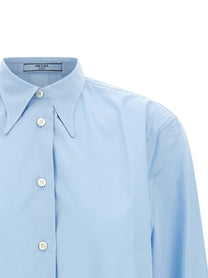 PRADA Poplin Shirt Blue