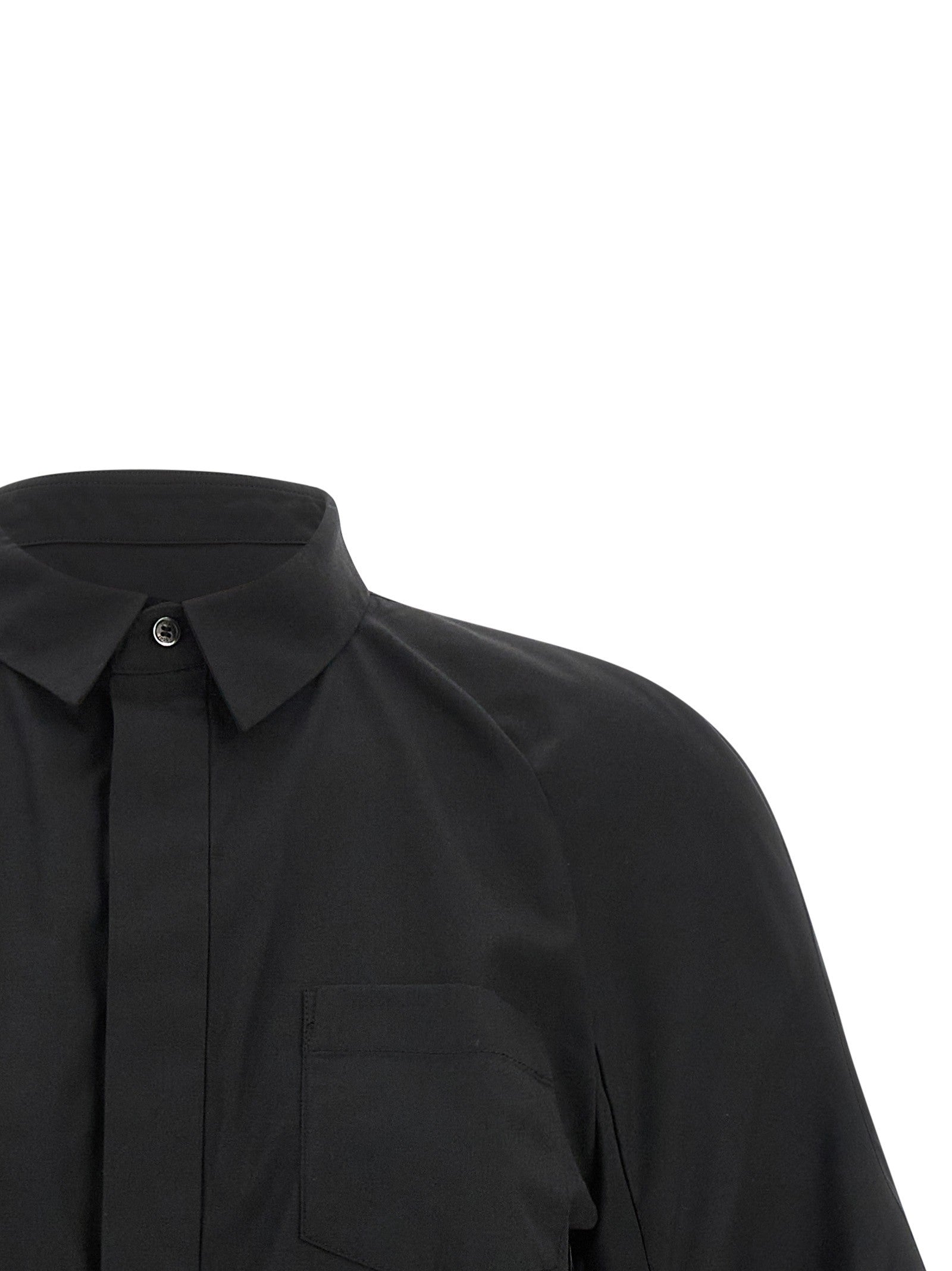 Sacai Poplin Shirt Black
