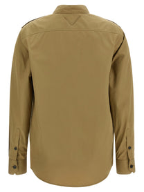 PRADA Poplin Shirt Brown