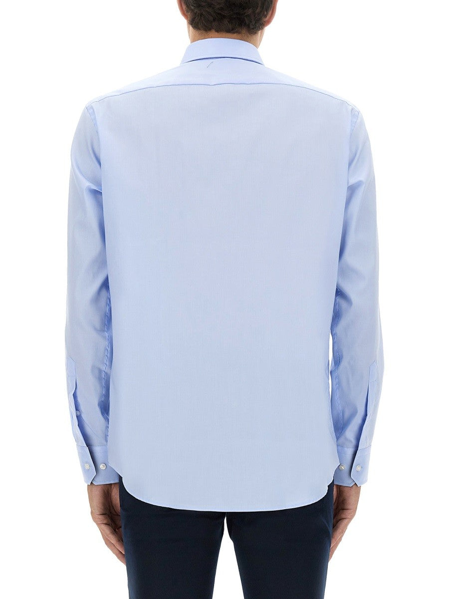 Boss Men's Poplin Shirt Blue