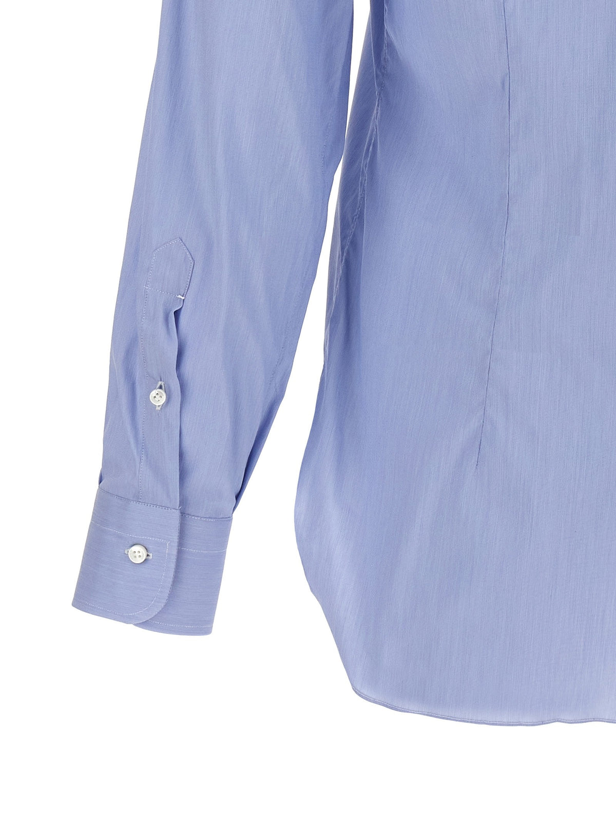 Barba Poplin Shirt Blue