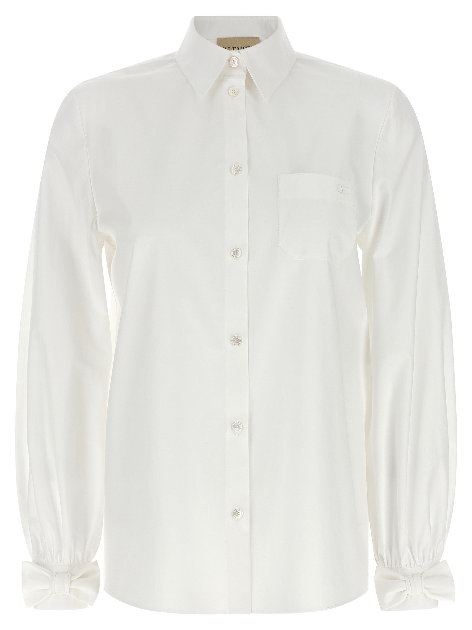 Valentino Poplin Shirt White
