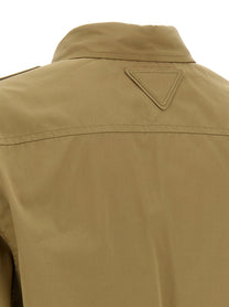 PRADA Poplin Shirt Brown