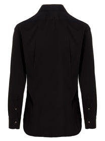 Barba Poplin Shirt Black
