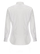 Barba Poplin Shirt White, view 2