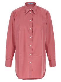 PRADA Poplin Shirt Blue