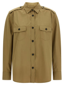 PRADA Poplin Shirt Brown