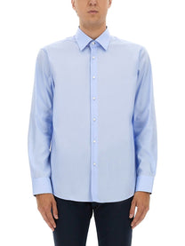 Boss Men's Poplin Shirt Blue