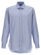 Barba Poplin Shirt Blue