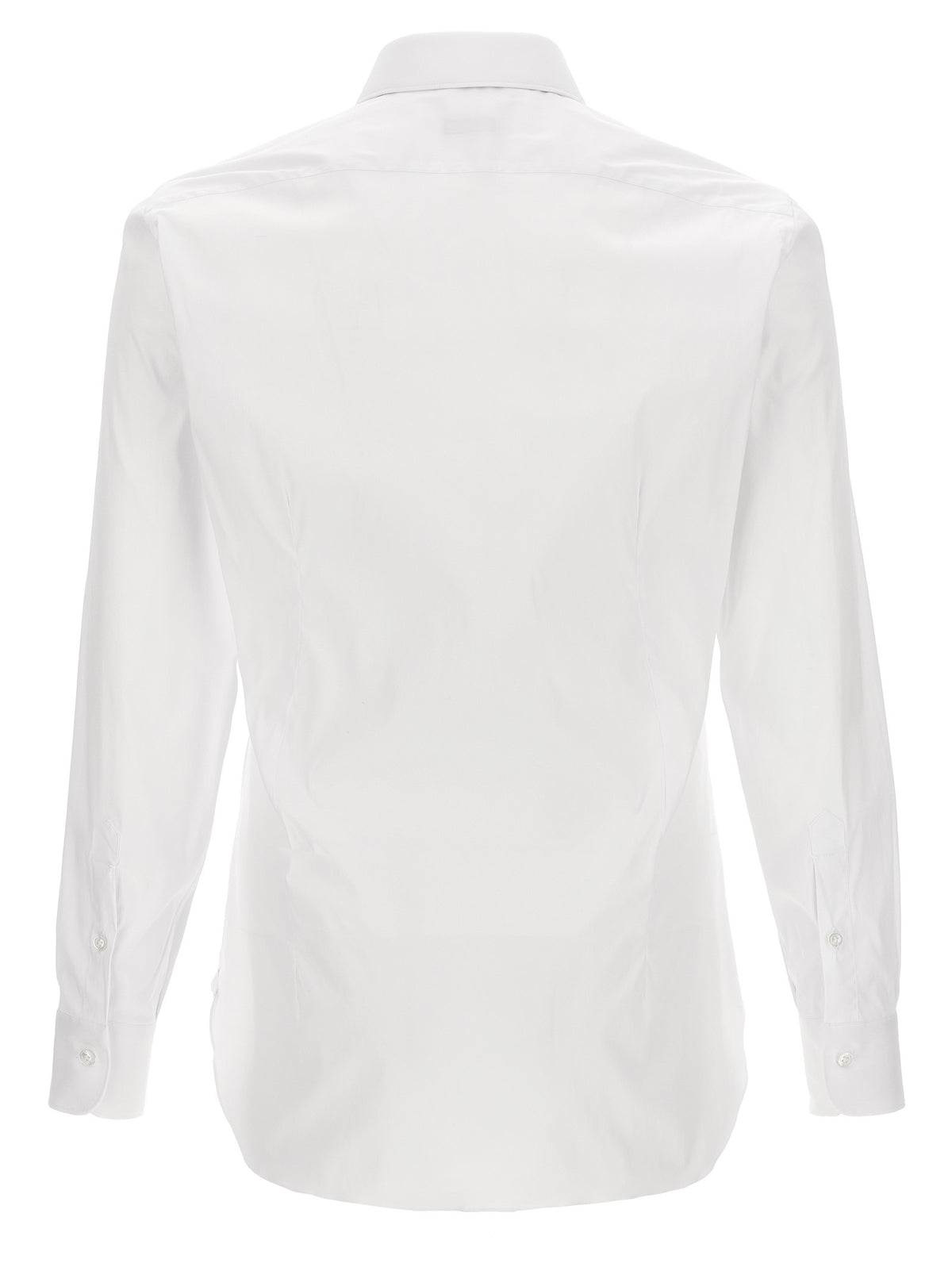 Barba Poplin Shirt White