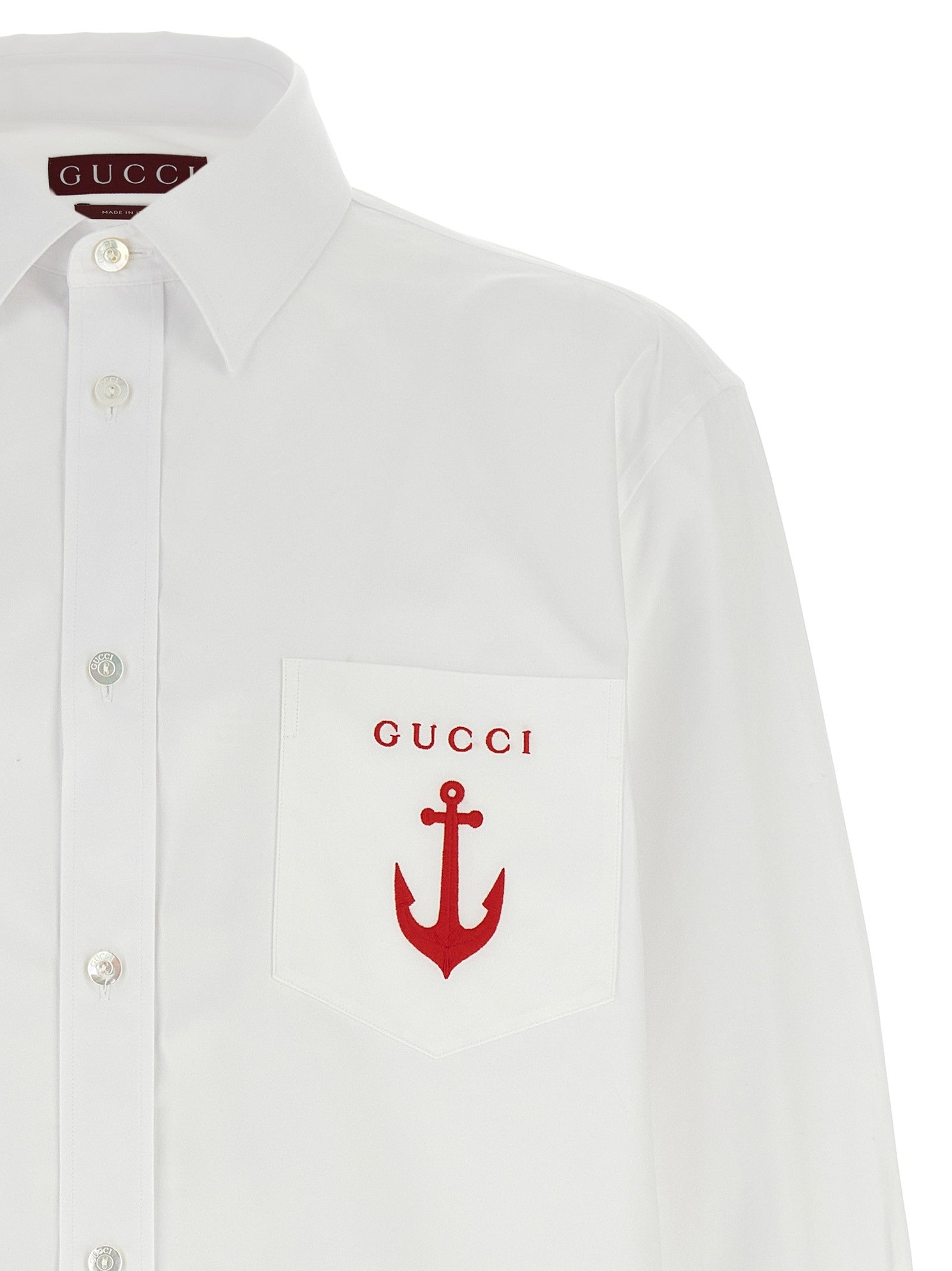 Gucci Poplin Shirt White