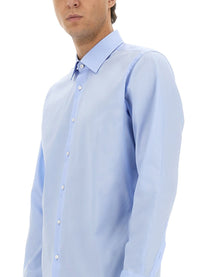 Boss Men's Poplin Shirt Blue
