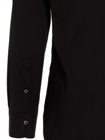 Barba Poplin Shirt Black
