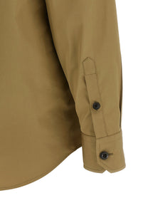 PRADA Poplin Shirt Brown