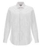 Barba Poplin Shirt White