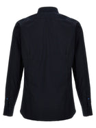 Barba Poplin Shirt Blue, view 2