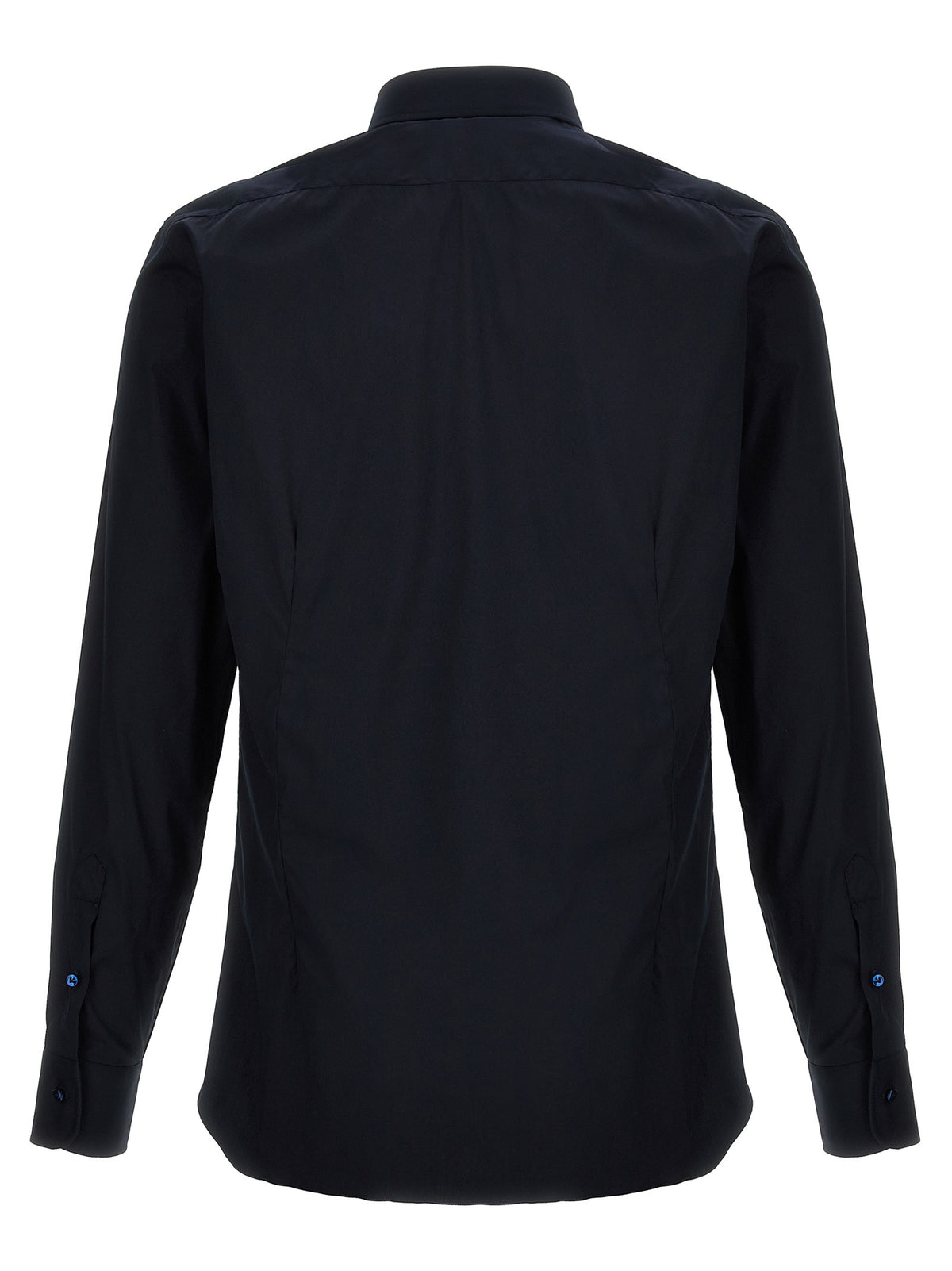 Barba Poplin Shirt Blue