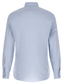 Barba Poplin Shirt Gold