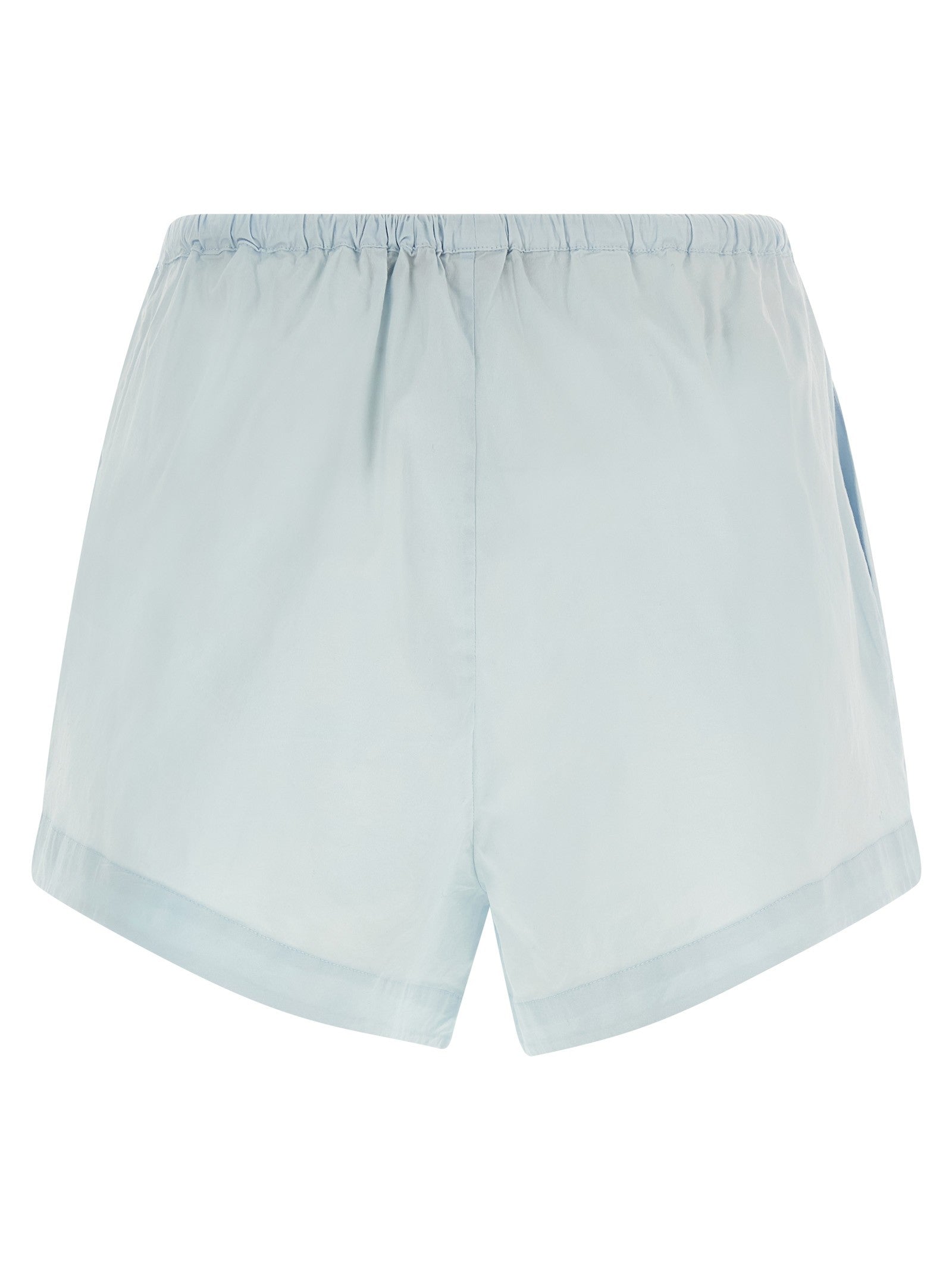 ROTATE Birger Christensen Poplin Shorts Blue