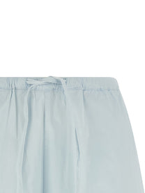 ROTATE Birger Christensen Poplin Shorts Blue