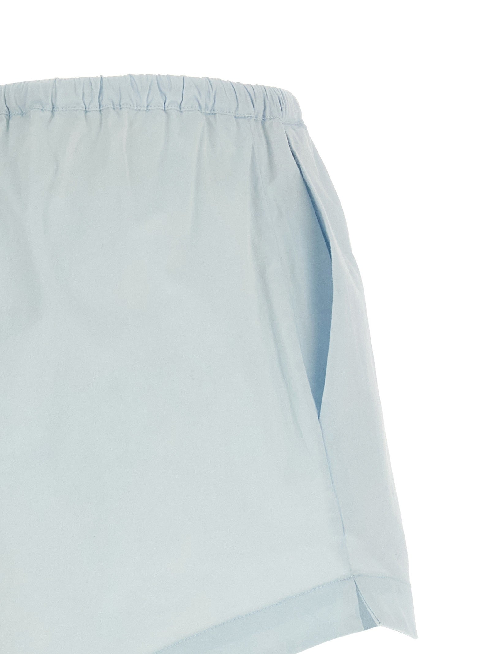 ROTATE Birger Christensen Poplin Shorts Blue