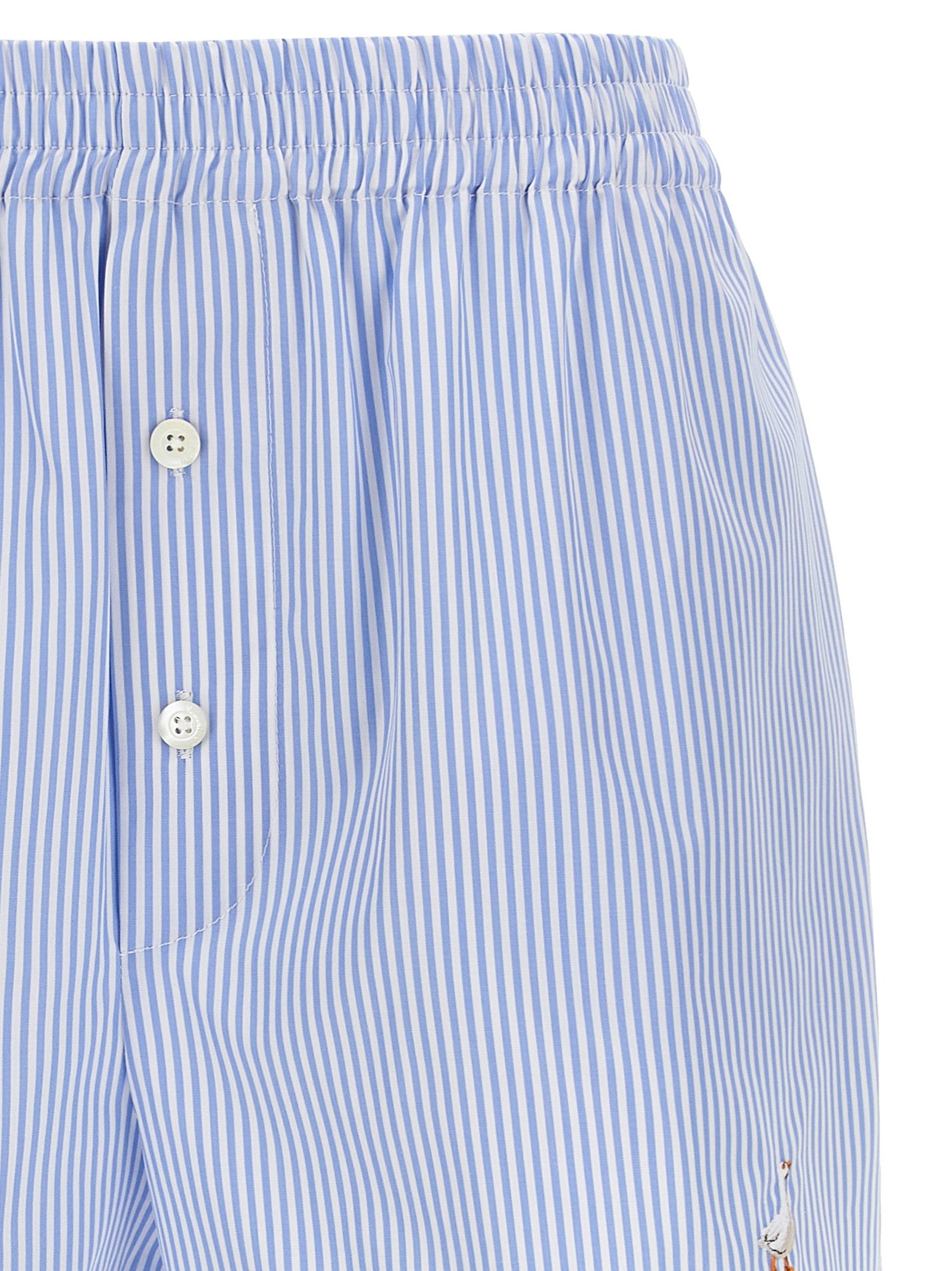 Moschino Poplin Shorts Blue