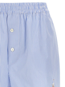 Moschino Poplin Shorts Blue