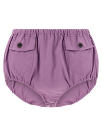 PRADA Poplin Shorts Purple