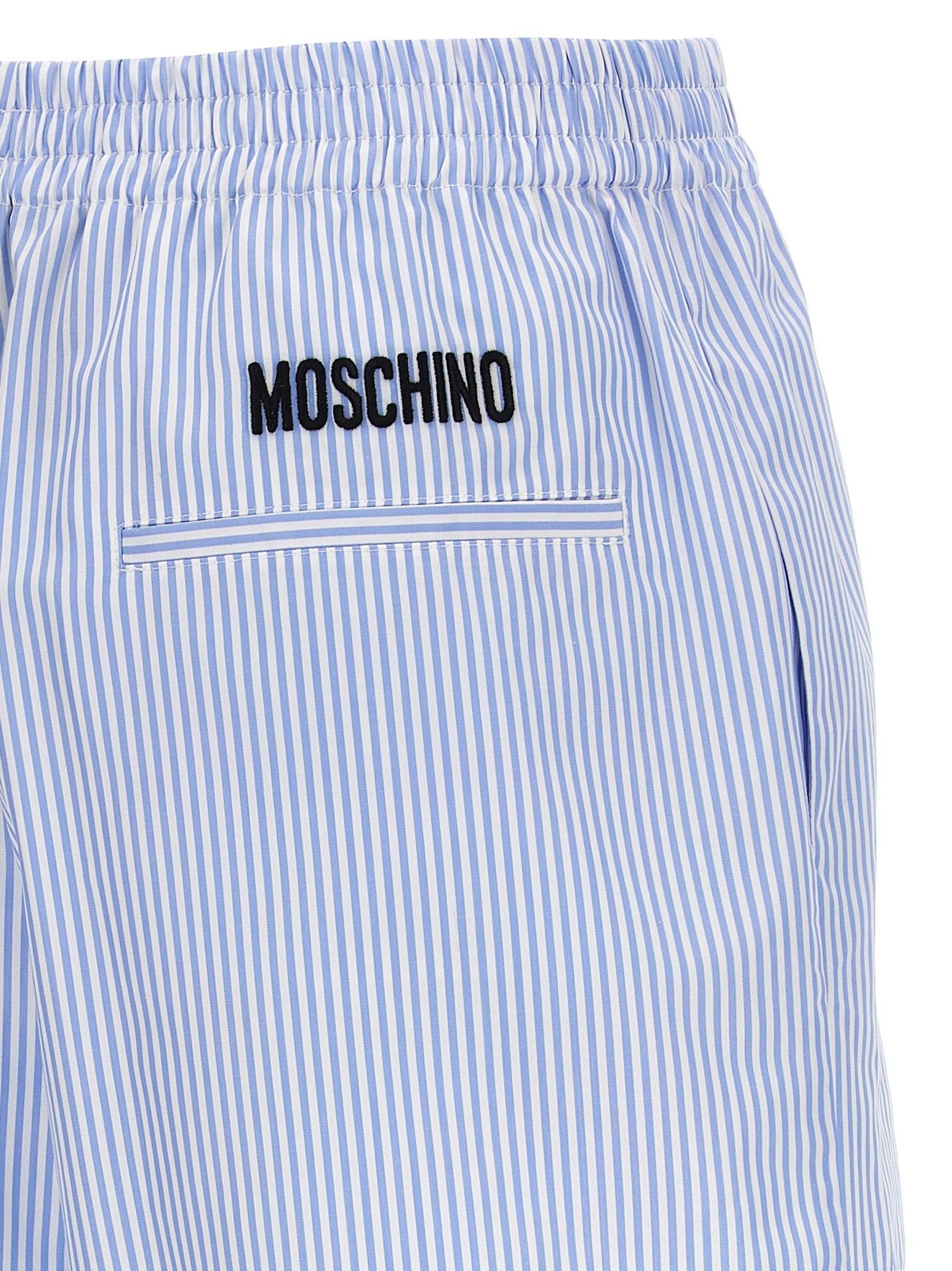 Moschino Poplin Shorts Blue
