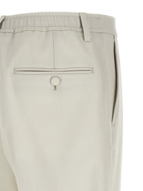 Dolce &amp; Gabbana Poplin Wool Pants Beige