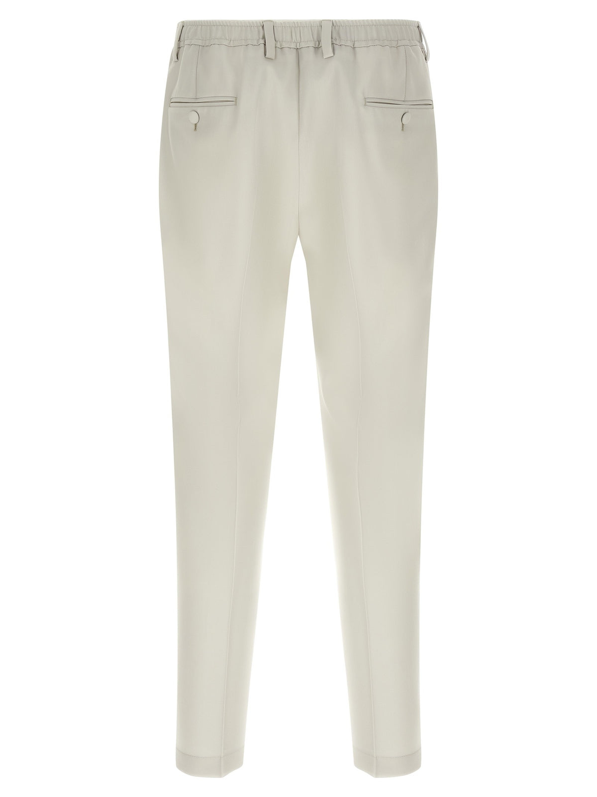 Dolce &amp; Gabbana Poplin Wool Pants Beige